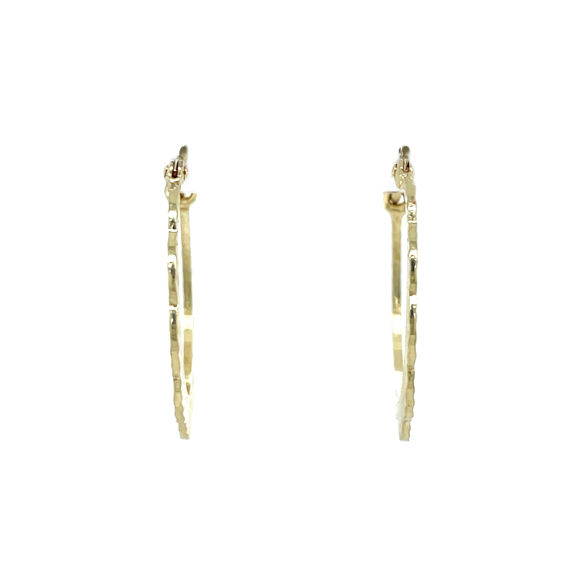 Gouden fantasie oorringen 14 krt